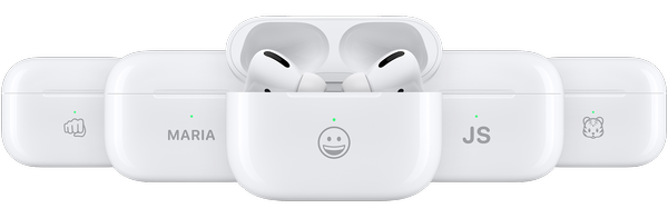 Vous pouvez désormais graver un emoji sur votre étui de chargement AirPods et AirPods Pro